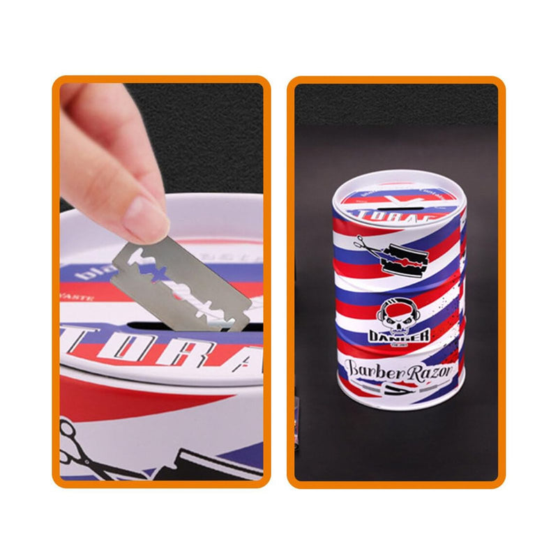 Disposable Container with design for Razor Blade - al basel cosmetics