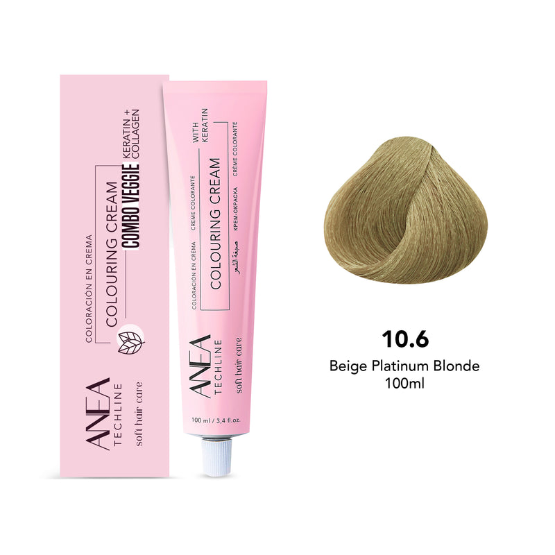 Anea Colouring Cream 100ml 10.6 Beige Platinum Blonde - albasel cosmetics