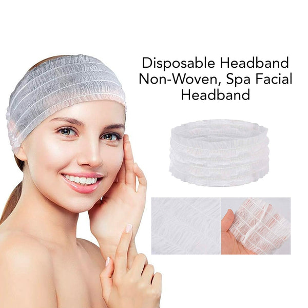 Disposable Headband for Salon / Spa 100pcs Albasel cosmetics