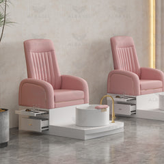 Premium Salon Spa Pink Pedicure Station