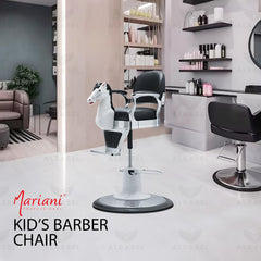 Kids Barber Chair black & White salon furniture