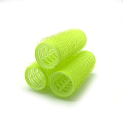 Self-Gripping Plastic Hair Rollers Green10pcs