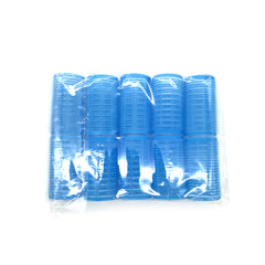 Plastic Hair Rollers Self Grip Curlers Blue 10pcs - al basel cosmetics
