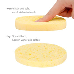Cellulose Face Sponge for facial cleansing  (Set of 2) - Albasel cosmetics