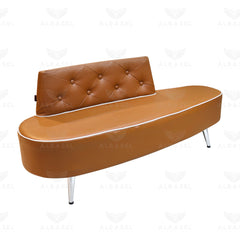 Reception Waiting Sofa Brown For Salon & Office