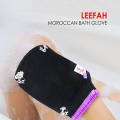 Viva Moroccan Bath Glove Leefah (3 pieces) for dead skin and dust - Albasel cosmetics