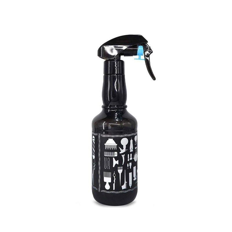 Barbershop Salon Hair Spray plastic bottle Black 500ml - Albasel cosmetics
