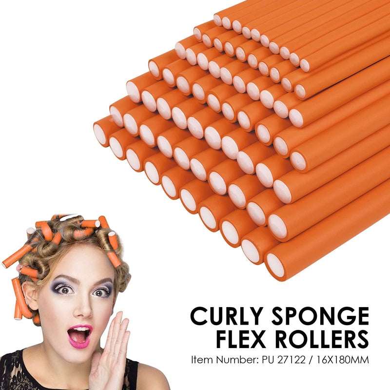 Curly Sponge Flex Hair Rollers PU 271(10pcs) - al basel cosmetics