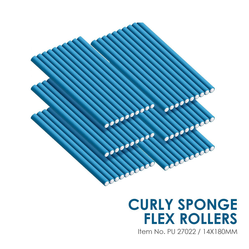 Curly Sponge Flex Hair Rollers PU 270(10pcs) - al basel cosmetics