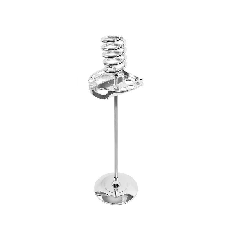 Hair Dryer Holding Stand Silver- al basel cosmetics