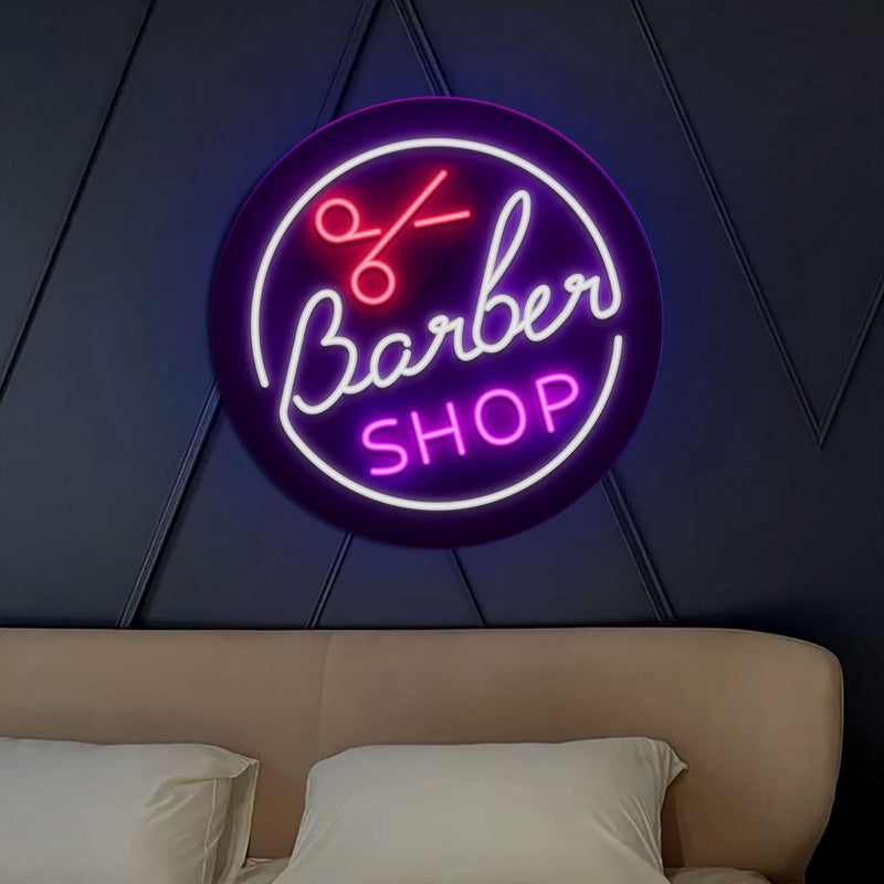 Light For The Barbershop Circle Sign 2314 50cm - al basel cosmetics