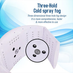 Spectrometer Hot and Cold Spray - blue and white face Steamer - al basel cosmetics
