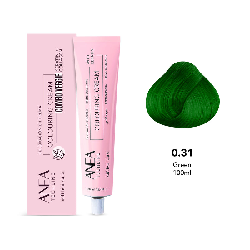 Anea Colouring Cream 100ml 0.31 Green - albasel cosmetics