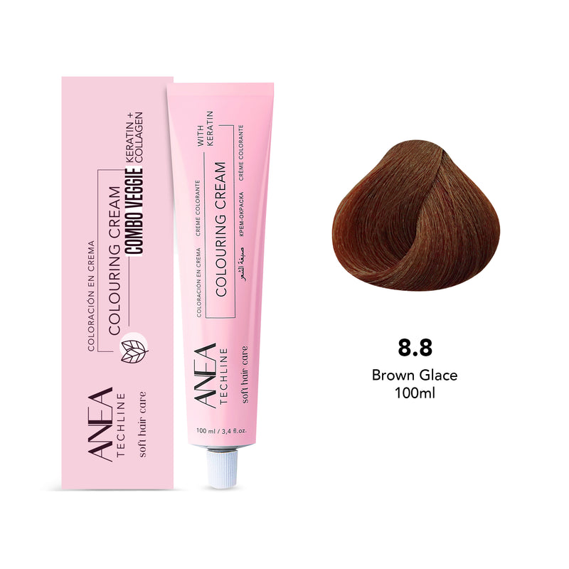 Anea Colouring Cream 100ml 8.8 Brown Glace - Albasel Cosmetics