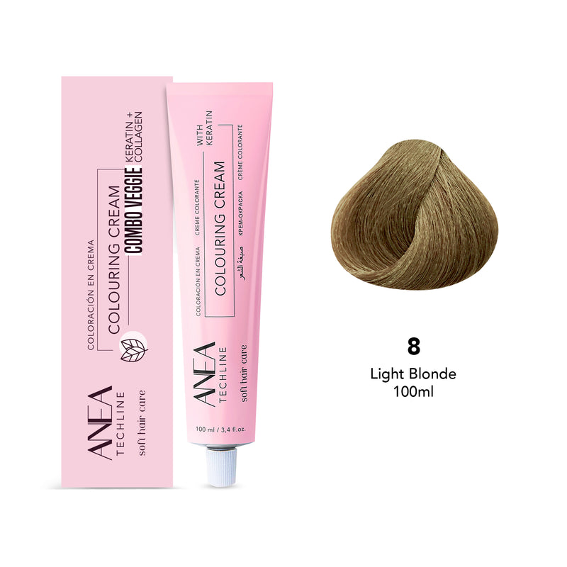 Anea Colouring Cream 100ml 8 Light blonde - albasel cosmetics