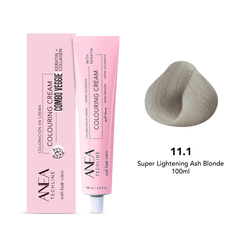 Anea Colouring Cream 100ml 11.1 Super Lightening Ash Blonde - albasel cosmetics