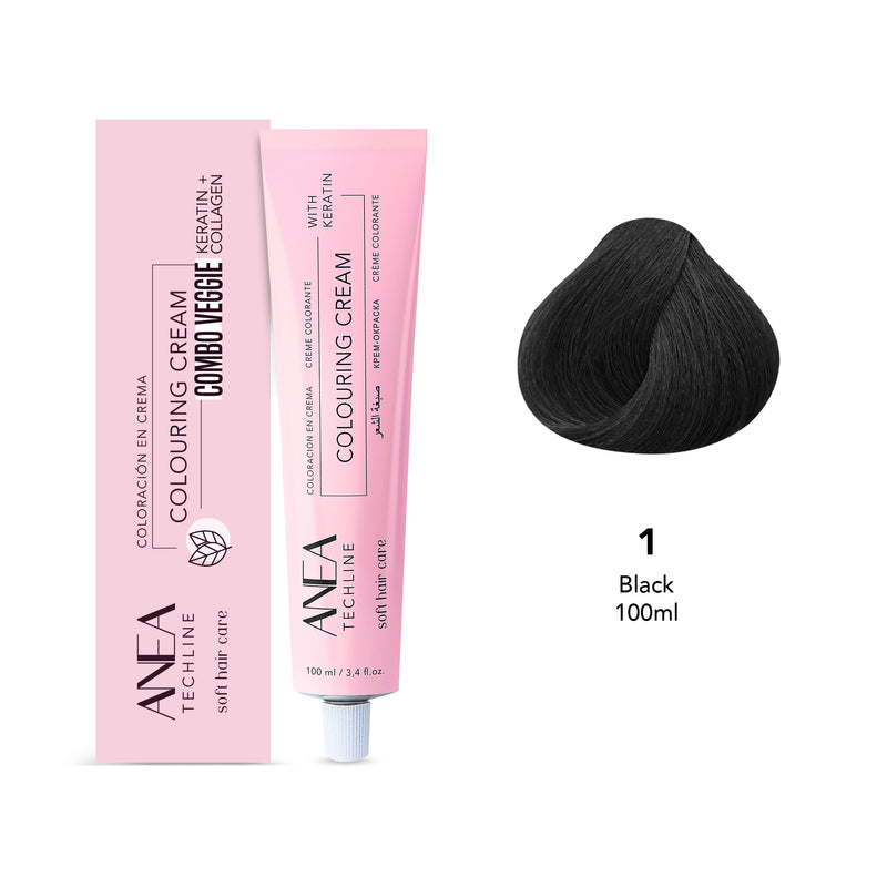 Anea Colouring Cream 100ml 1 Black - albasel cosmetics
