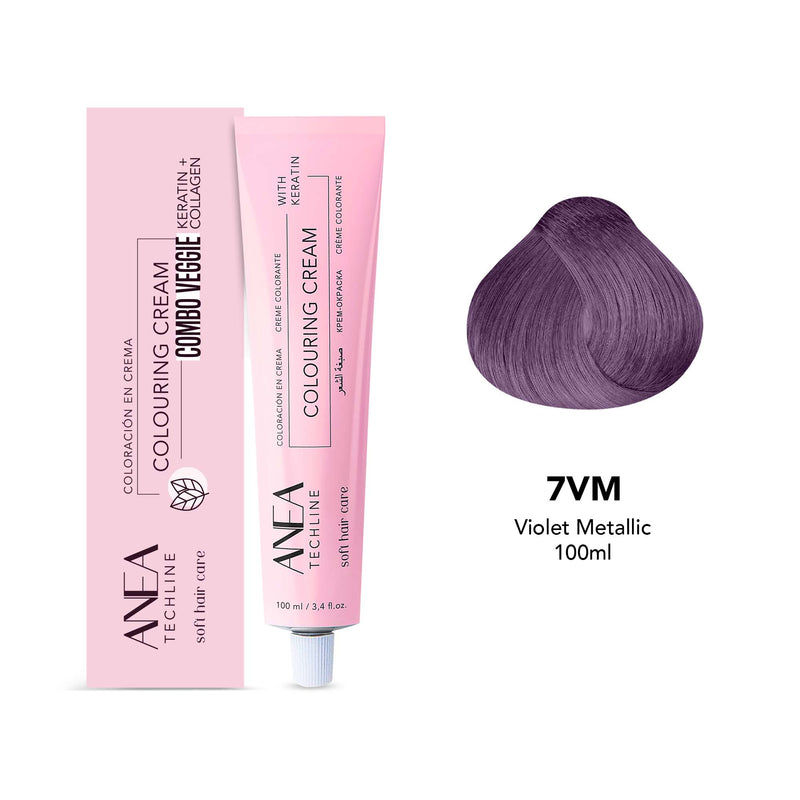 Anea Colouring Cream 100ml 7VM Violet Metallic 100ml - Albasel Cosmetics