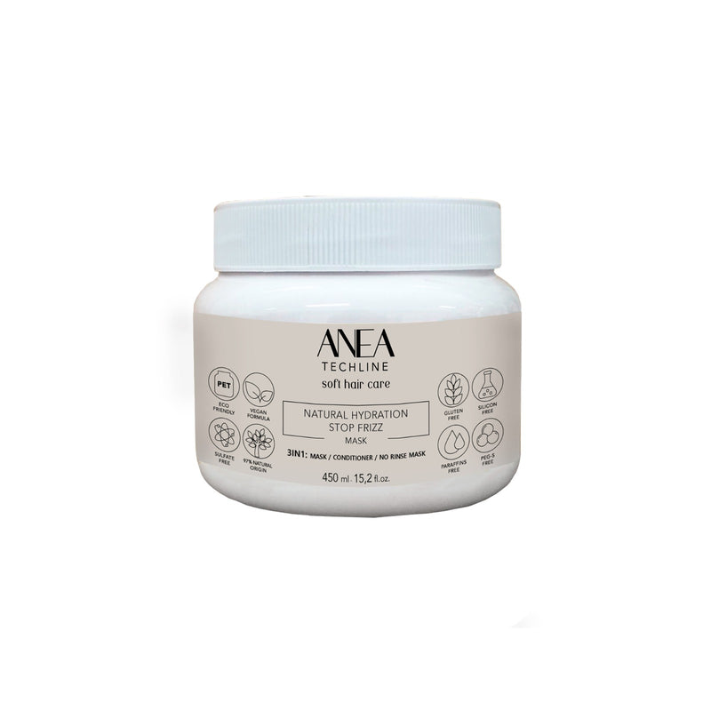 Anea Natural Hydration Stop Frizz Hair Mask 450ml - albasel cosmetics