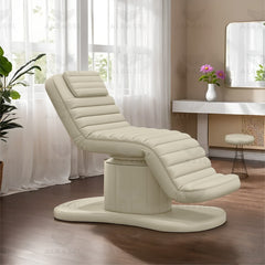 Cream Facial Massage Spa Electric Bed