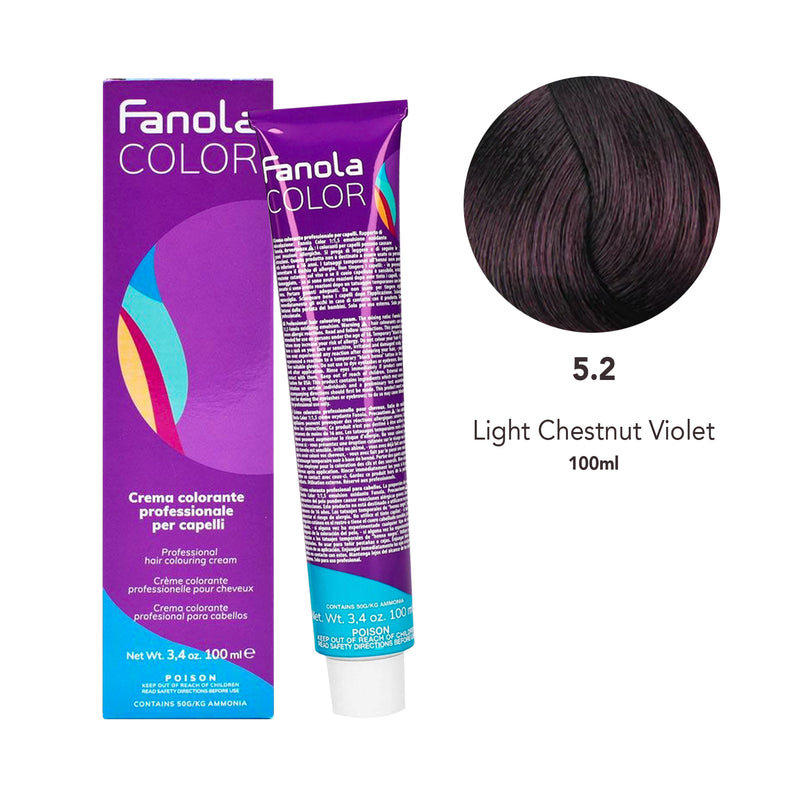 Fanola Color 5.2 Light Chestnut Violet 100ml