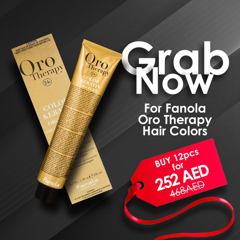 Sanola oro therapy hair color- fanola hair color offer- al basel cosmetics