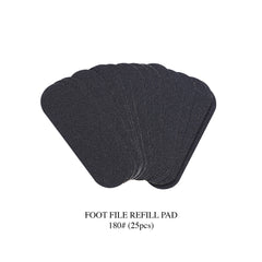 Foot File Refill Pad 180# 25pcs - albasel cosmetics