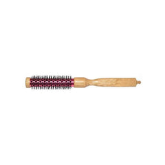 Hair Brush with wooden handle 1445 Red - al basel cosmetics