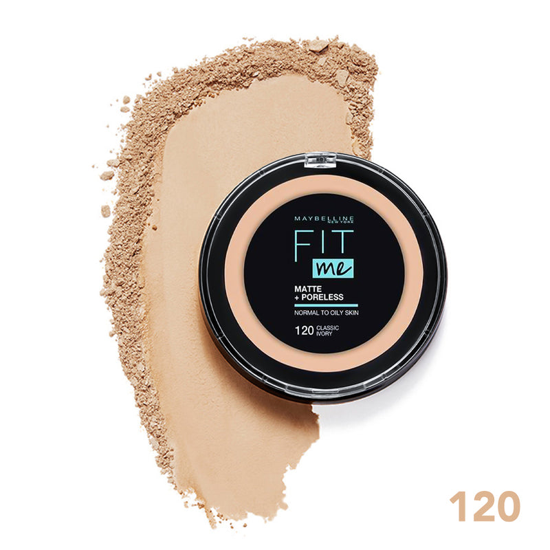 Maybelline Fit Me Powder 120 Classic Ivory - Albasel cosmetics