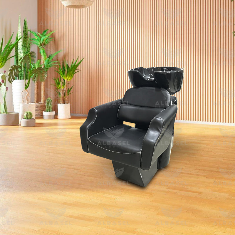 Modern Shampoo Chair Black