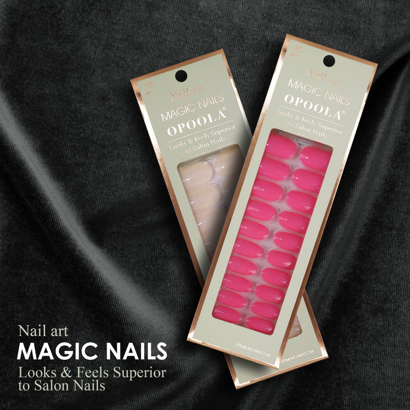 Opoola Magic Nails Nail Tips 24 pcs - nail art nail tips - albasel cosmetics