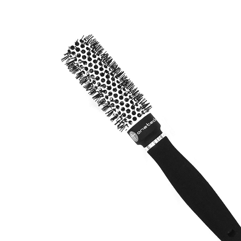 Hair brush Oneteck ceramic black 25mm - al basel cosmetics