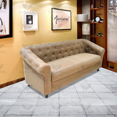 Reception Waiting Sofa Old Brown for salon & offices