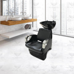 Salon Hair Washing Chair Black