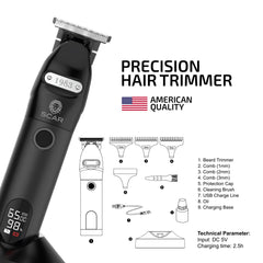 Scar Professional Hair Trimmer Small 1983 - hair clipper & Trimmer - albasel cosmetics