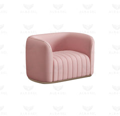 Small Pink Reception Salon Sofa - albasel cosmetics