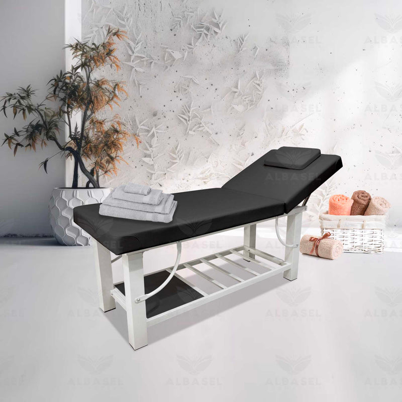 Spa Facial Massage Waxing Bed Black