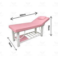Spa Facial Massage Waxing Bed pink - albasel cosmetics