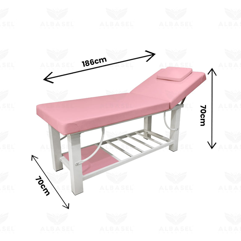 Spa Facial Massage Waxing Bed pink - albasel cosmetics