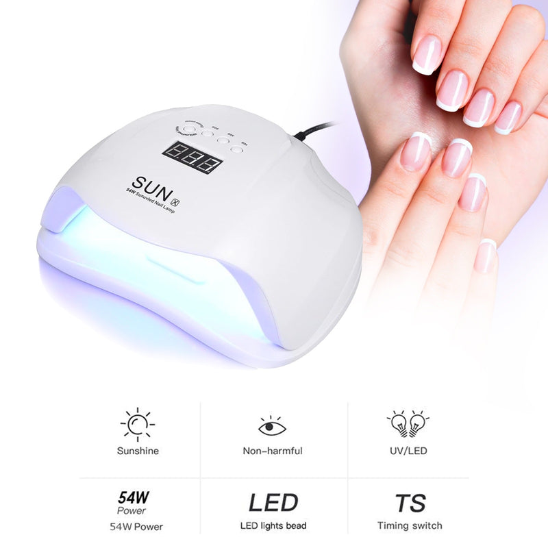 Sun UV LED Nail Dryer Machine 54W for nails - albasel cosmetics