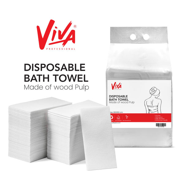 Disposable Bath Towel 25pcs Pack Viva Albasel cosmetics