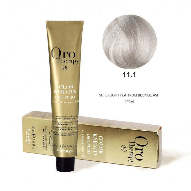 oro therapy - oro puro - Hair Coloring Cream 11.1 - fanola color - fanola uae - albasel cosmetics