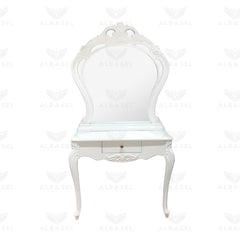 Dressing Table Mirror with Drawer White