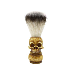 Men's Beard Shaving Brush skull