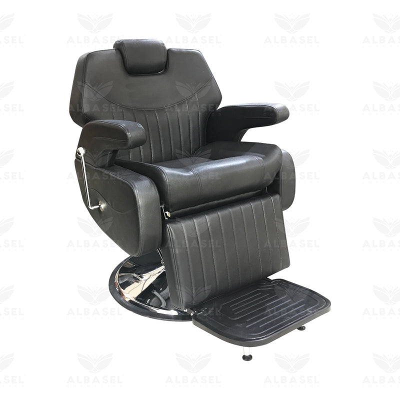 Gents Salon Barber Chair Black Color