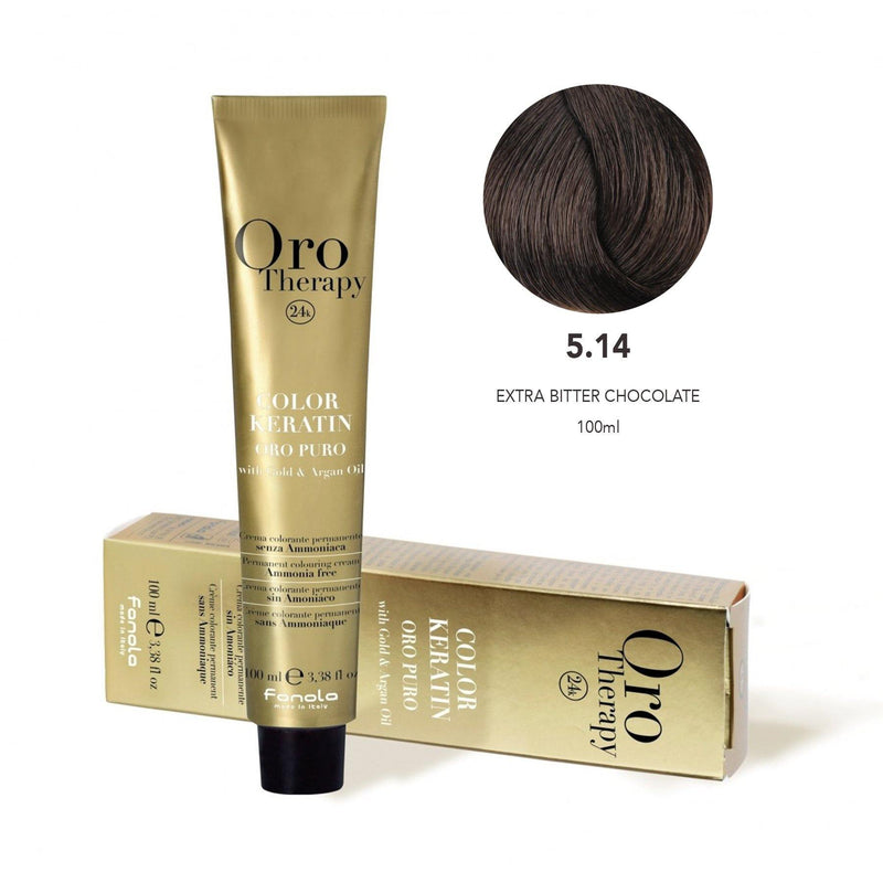 oro therapy - oro puro - Hair Coloring Cream 5.14 - fanola color - fanola uae - albasel cosmetics