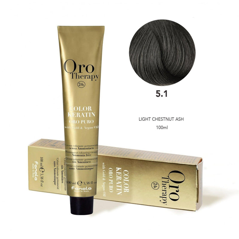 oro therapy - oro puro - Hair Coloring Cream 5.1 - fanola color - fanola uae - albasel cosmetics