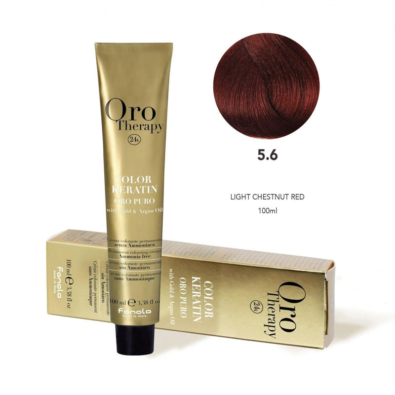 oro therapy 0 oro puro - Hair Coloring Cream 5.6 - fanola color - fanola uae - albasel cosmetics