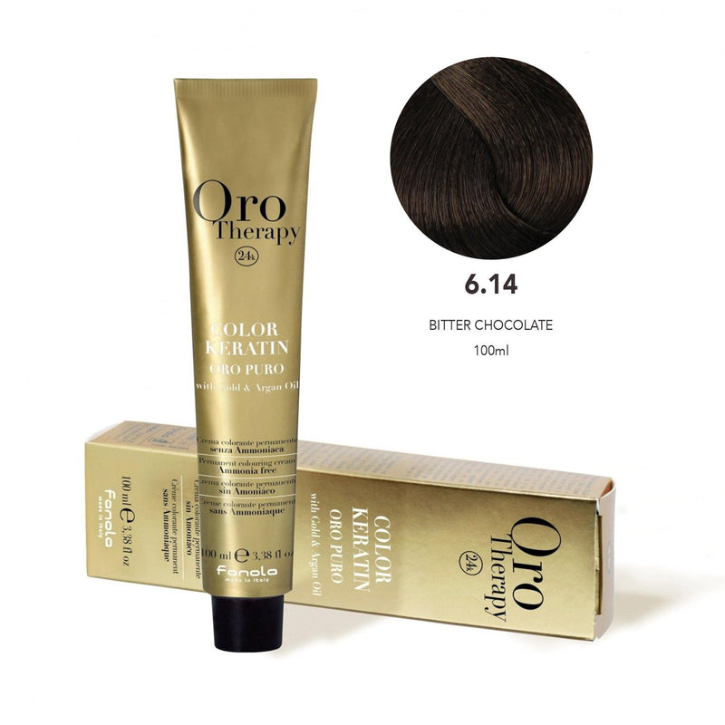 oro therapy - oro puro - Hair Coloring Cream 6.14 - fanola color - fanola uae - albasel cosmetics