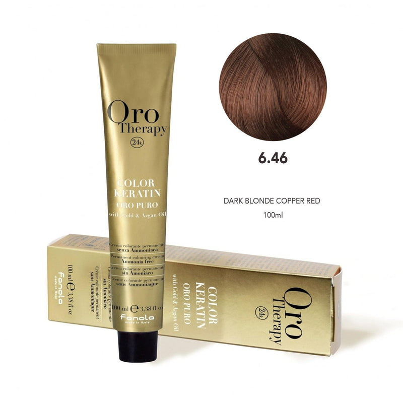 oro therapy - oro puro - Hair Coloring Cream 6.46 - fanola color - fanola uae - albasel cosmetics